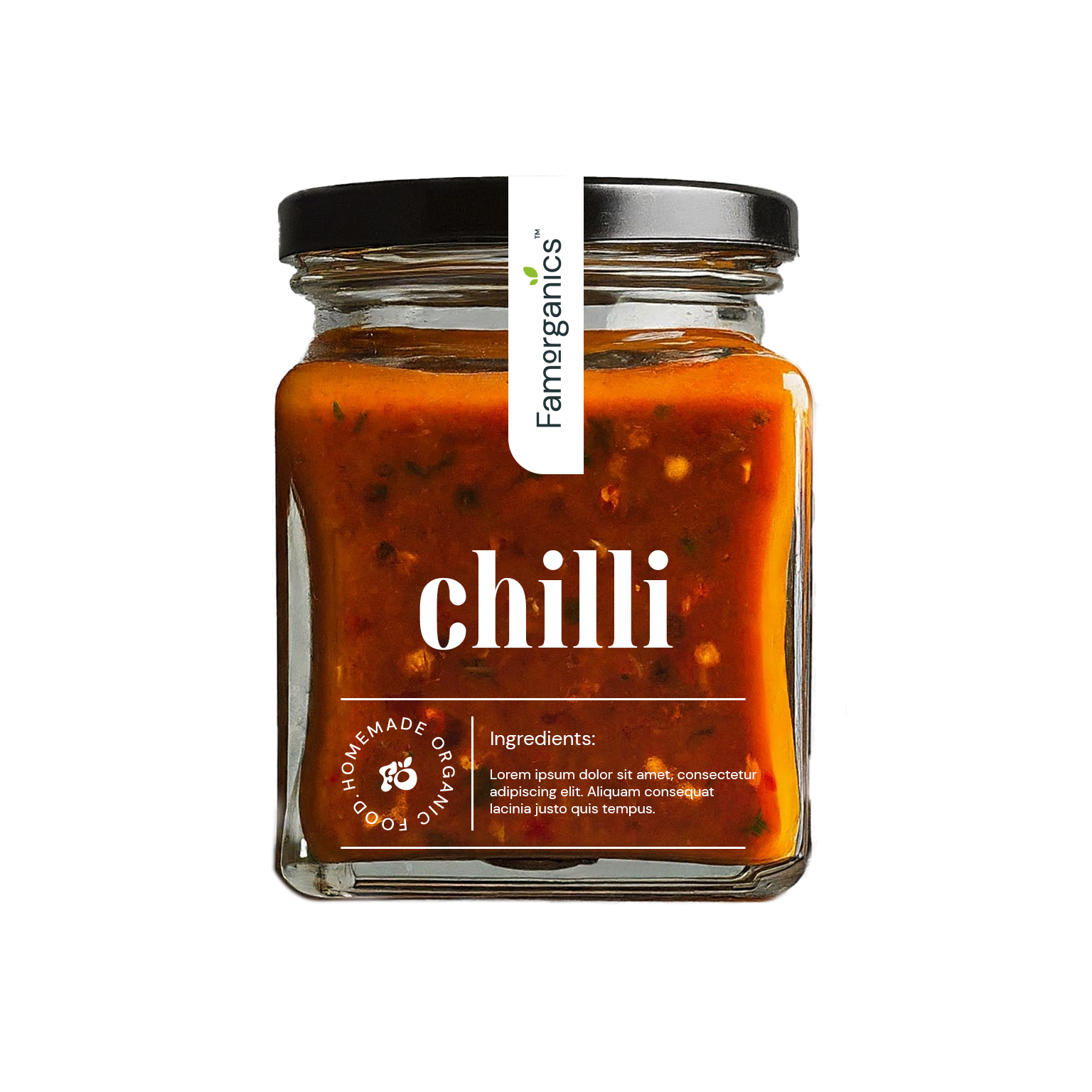 Chilli sauce — front label
